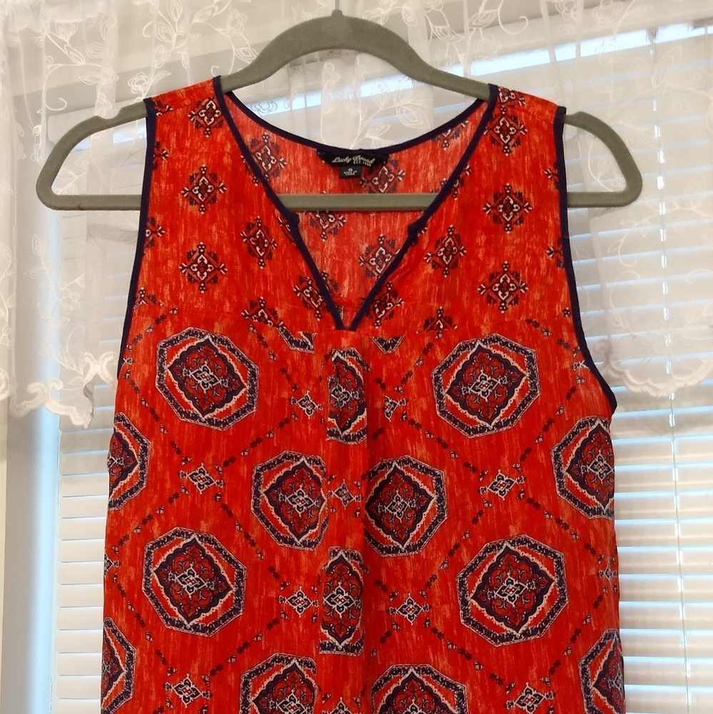 Lucky Brand Silk Sleeveless Top